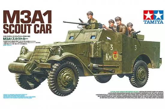 Tamiya 1/35 M3A1 Scout Car 1 Tamiya 1/35 M3A1 Scout Car