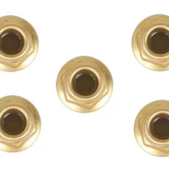 Tamiya 4mm Fl.Lock Nuts Gold