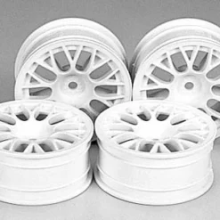 Tamiya M Narrow White Mesh Wheels X 2 Clr