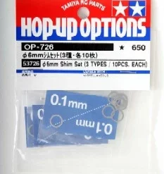Tamiya 6mm Shim Set X 10 For 58425