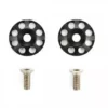 Tamiya Aluminum Wing Washers Black