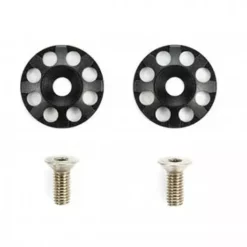 Tamiya Aluminum Wing Washers Black