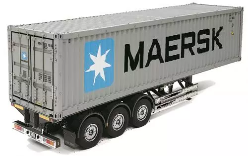 Maersk 40ft Container And 3 Axle Trailer For Tamiya Tractor Units -Tamiya Online Store HC 56326 2a7c