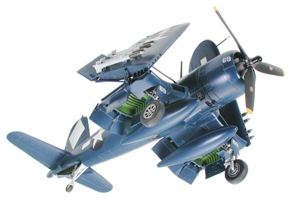 Tamiya Vought F4U-1D Corsair With Moto Tug 3 Tamiya Vought F4U-1D Corsair With Moto Tug - Image 3