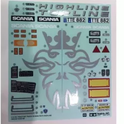 Tamiya Sticker + Mesh For 56318