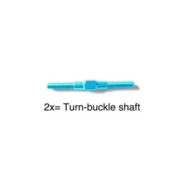 Tamiya 3X35mm Alum Turnbuckle Shaft 58431